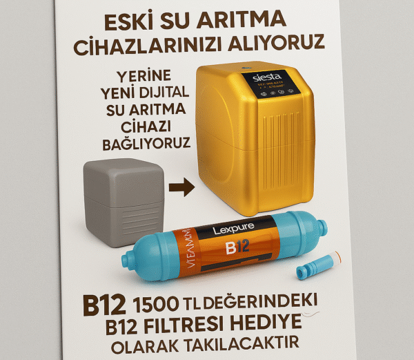 Aqua Luces Siesta Dijital pompalı Su Arıtma Cihazı